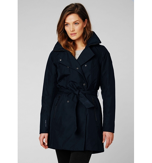 Dámský zimní kabát HELLY HANSEN W WELSEY II TRENCH INSULATED 598 NAVY - Helly Hansen - 53314 598 W WELSEY II TRENCH INSULATED