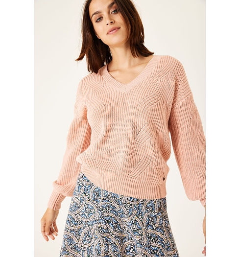 Dámský svetr GARCIA ladies pullover 3313 rose cloud - GARCIA - X20240 3313 ladies pullover