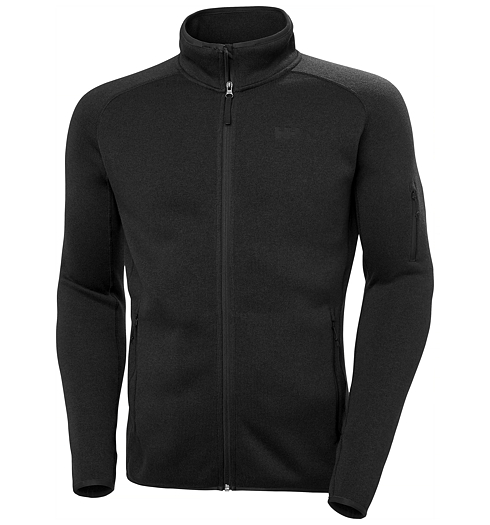 Pánská mikina HELLY HANSEN VARDE FLEECE JACKET 2.0 990 BLACK - Helly Hansen - 49429 990 VARDE FLEECE JACKET 2.0