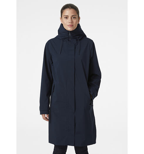 Dámský kabát HELLY HANSEN 53752 597 W VICTORIA SPRING COAT 597 NAVY - Helly Hansen - 53752 597 W VICTORIA SPRING COAT