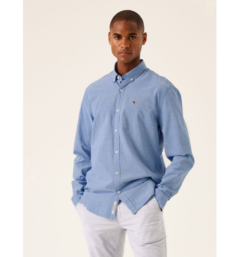 Pánská košile GARCIA mens shirt ls 326 chambray - GARCIA - D31280 326 mens shirt ls