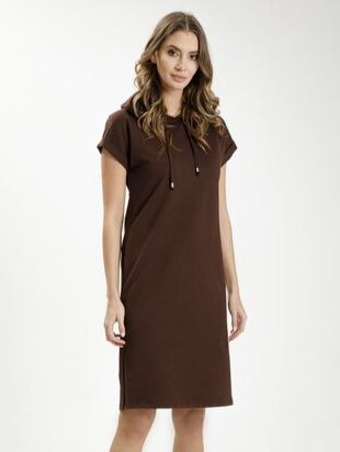 Dámské šaty CROSS DRESS 103 CHESTNUT - Cross - 92189 103 DRESS