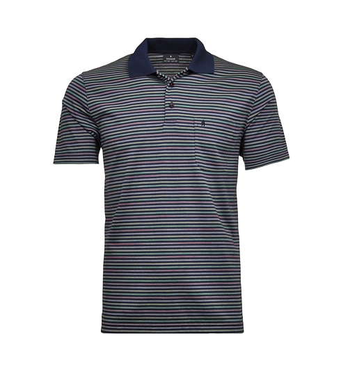 Pánská polokošile RAGMAN Polo Ped 070  MARINE - Ragman - 5496291 070 Polo striped