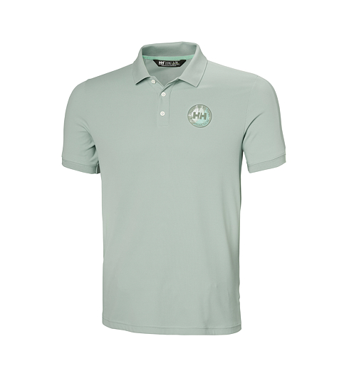 Pánská funkční polokošile HELLY HANSEN HP RACE POLO 2.0 484 EUCALYPTUS - Helly Hansen - 34496 484 HP RACE POLO 2.0