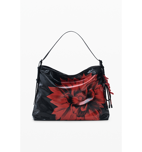Dámská kabelka DESIGUAL FLOWERINA BUXTON Černá - DESIGUAL - 25WAXP89 2000 BAG FLOWERINA BUXTON
