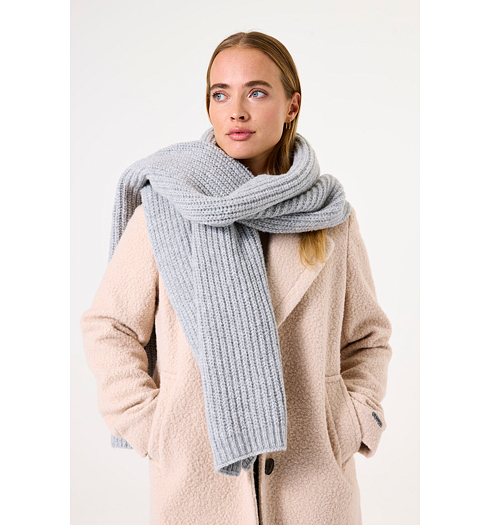 Dámská šála GARCIA ladies scarf Šedá - GARCIA - I50331 66 ladies scarf