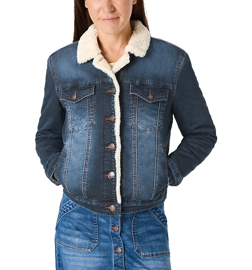 Dámská zimní bunda TIMEZONE Suki TZ Regular Cropped Modrá - Timezone - 19-10064-57-3339 30086 Suki TZ Regular Cropped