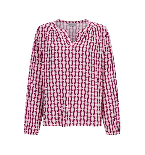 Dámská halenka HAJO D Bluse Tunikaform Serafino- Růžová - HAJO - 10686 713 D Bluse Tunikaform Serafino-