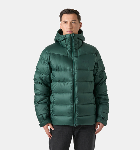 Pánská zimní bunda HELLY HANSEN GLACIER DOWN JACKET Zelená - Helly Hansen - 63453 390 GLACIER DOWN JACKET