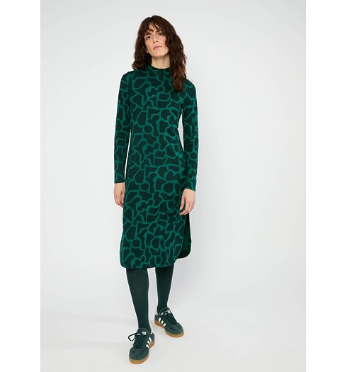 Dámské zimní šaty Blutsgeschwister Minimal Chic Zelená - Blutsgeschwister - 001253-411 01839 Minimal Chic