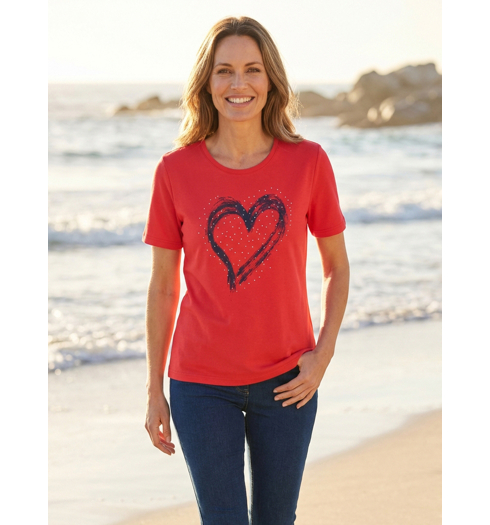 Dámské triko HAJO D Shirt 1/2 RH Červená - HAJO - 10787 373 D Shirt 1/2 RH