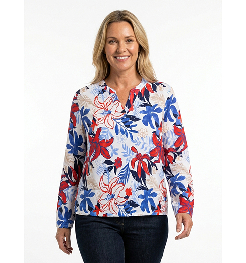 Dámská halenka HAJO D Bluse Serafino Multicolor - HAJO - 10826 663 D Bluse Serafino