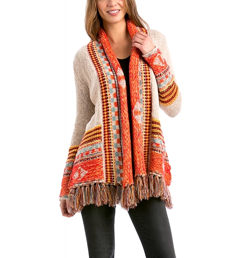 Dámský svetr DESIGUAL JERS_ISA 6004 ARENA - DESIGUAL - 57J21E4 6004 JERS_ISA
