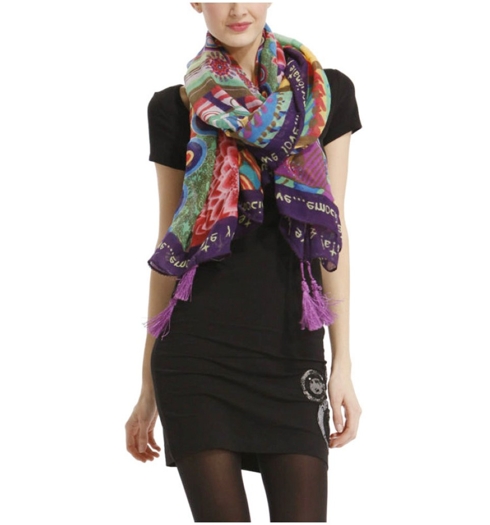 Dámský šátek DESIGUAL 37W5700 3040 PANU_EVIDO 3040 - DESIGUAL - 37W5700 3040 PANU_EVIDO