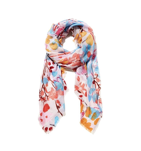 Dámský šátek DESIGUAL NOVA 1000 - DESIGUAL - 18SAWW15 1000 FOULARD NOVA