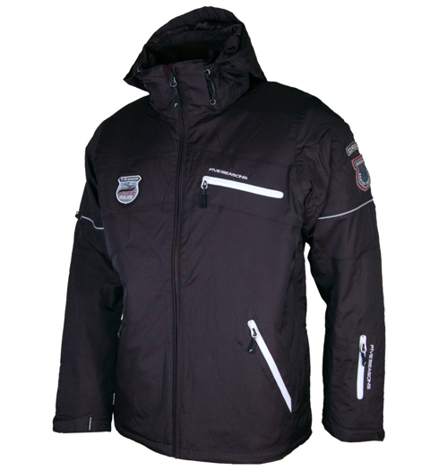 Pánská zimní bunda FIVE SEASONS DOMINIK 500 BLACK - Five seasons - 11167 500 DOMINIK JACKET