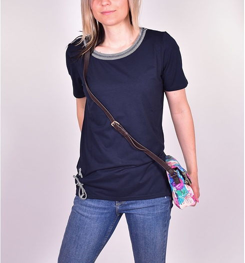 Dámské tričko HAJO D Shirt 609 marine - HAJO - 18603 609 D Shirt