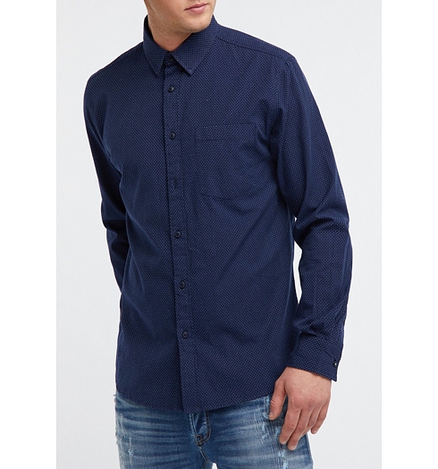 Pánské triko BROADWAY SUN 92300 navy blazer - Broadway - 20102321 92300 Shirt SUN