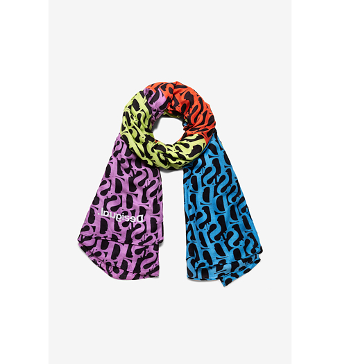 Dámský šátek DESIGUAL JANICE 9019 - DESIGUAL - 19WAWAX1 9019 FOUL REP JANICE