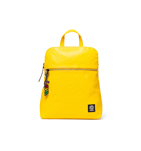 Dámský batůžek DESIGUAL BACK_NEW COLORAMA NANAIMO 8018 YELLOW - DESIGUAL - 20SAKP40 8018 BACK_NEW COLORAMA NANAIMO