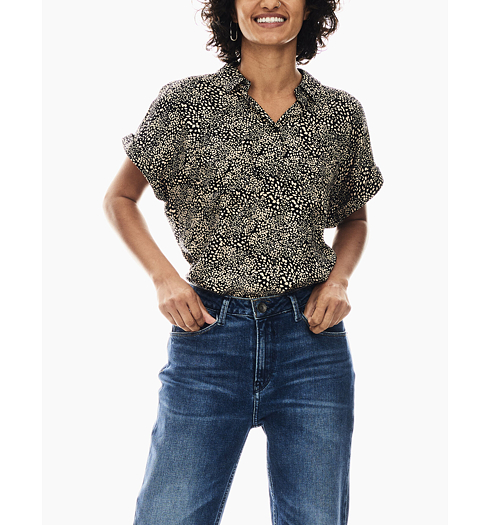 Dámské triko GARCIA ladies shirt ss 3258 smoke gray - GARCIA - S00034 3258 ladies shirt ss