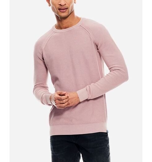 Pánský svetr GARCIA pullover 2980 mauve mist - GARCIA - B11240 2980 mens pullover