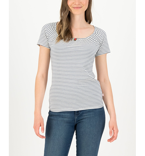 Dámské triko Blutsgeschwister T-shirt 016-001 - Blutsgeschwister - 001211-016-001 stripe t-shirt