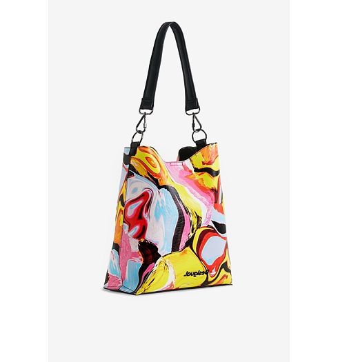 Dámská kabelka DESIGUAL INCA BUTAN 8001 GOLDEN HAZE - DESIGUAL - 22WAXP18 8001 BAG_INCA BUTAN
