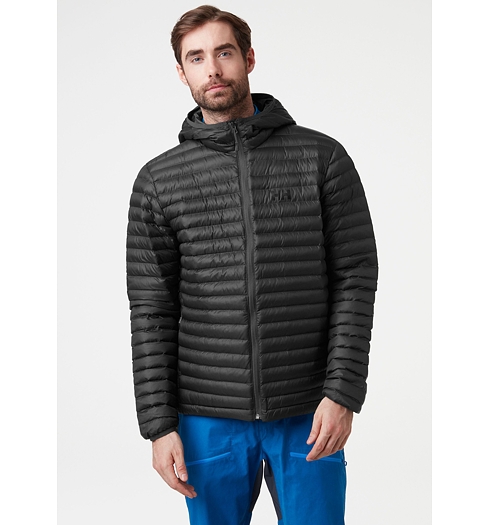 Pánská zimní bunda HELLY HANSEN SIRDAL HOODED INSULATOR JACKET 990 BLACK - Helly Hansen - 62989 990 SIRDAL HOODED INSULATOR JACKET