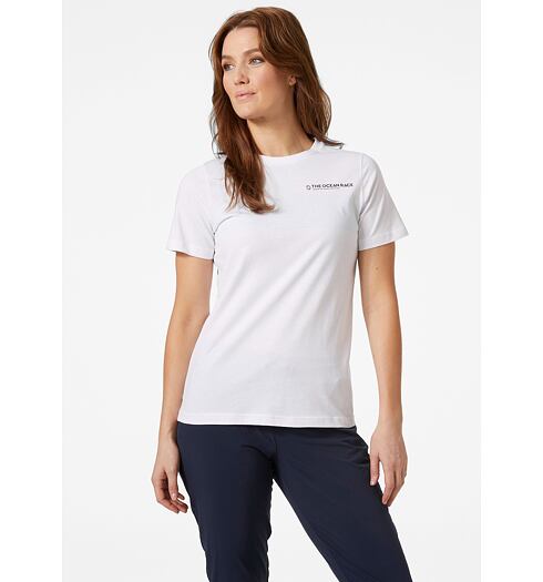 Dámské triko HELLY HANSEN W THE OCEAN 003 white - Helly Hansen - 20352 003 W THE OCEAN RACE T-SHIRT