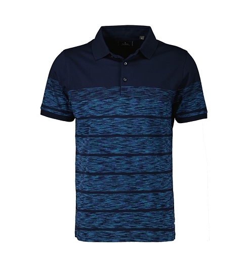 Pánská polokošile RAGMAN Polo Dye 070  MARINE - Ragman - 9202591 070 Polo space dye strpe