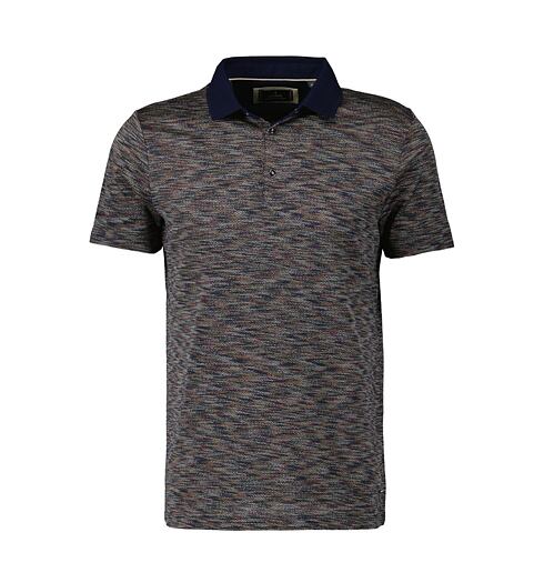 Pánská polokošile RAGMAN 9204991 980 Polo jaquard dots 980  BLAU GEMU - Ragman - 9204991 980 Polo jaquard dots
