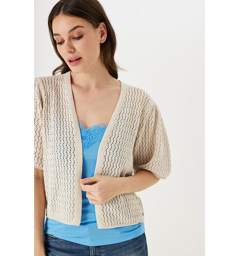 Dámský kardigan GARCIA ladies cardigan 912 almond - GARCIA - D30250 912 ladies cardigan