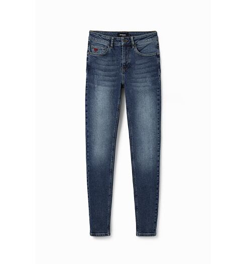 Dámské jeans DESIGUAL 24SWDD81 5053 DENIM_DELAWARE MIND 5053 BLUE - DESIGUAL - 24SWDD81 5053 DENIM_DELAWARE MIND