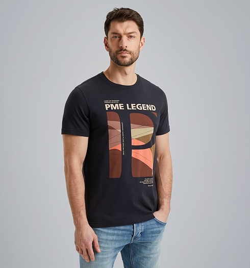 Pánské tričko PME Legend R-neck short sleeve single jersey 5281 -  - PTSS2504583 5281 R-neck short sleeve single jersey