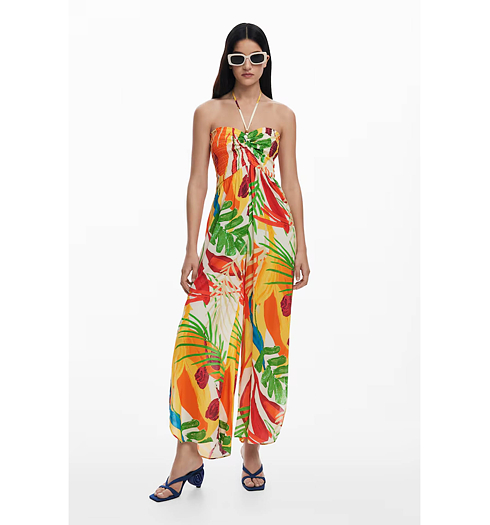 Dámská overal DESIGUAL 25SWMW03 1001 SWIM BAHAMAS JAMPSUIT 1001 WHITE - DESIGUAL - 25SWMW03 1001 SWIM BAHAMAS JAMPSUIT
