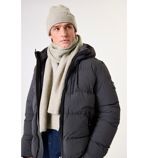 Pánská zimní šála GARCIA mens scarf Bílá - GARCIA - I51331 5476 mens scarf
