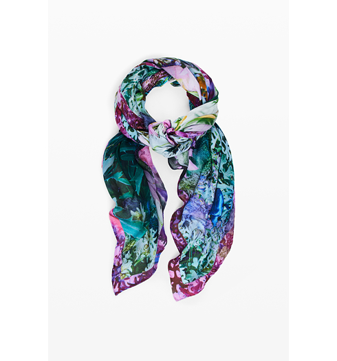 Dámský šátek DESIGUAL ANT Multicolor - DESIGUAL - 26SAWA11 5020 FOU ANT