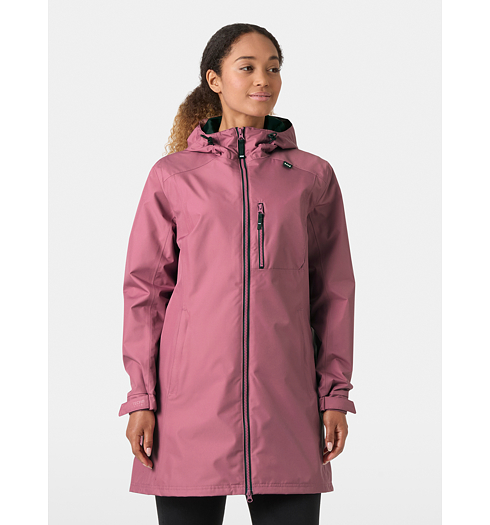 Dámský kabát HELLY HANSEN W LONG BELFAST JACKET Růžová - Helly Hansen - 55964 664 W LONG BELFAST JACKET