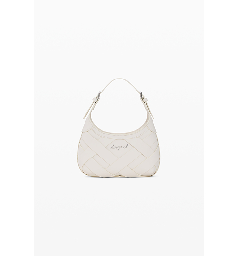 Dámská kabelka DESIGUAL CROMO HAITI MINI Bílá - DESIGUAL - 26SAXPAO 6006 BAG CROMO HAITI MINI