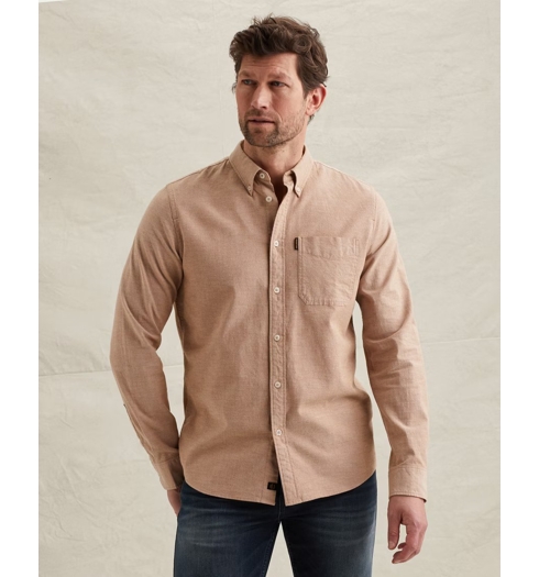 Pánská košile PME LEGEND Shirt Linen Long Sleeve Oranžová - PME LEGEND - PSI2602206 8127 Long Sleeve Shirt