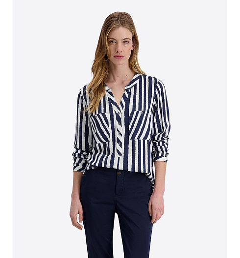 Dámská halenka TIMEZONE Henley Blouse Modrá - Timezone - T1 30131.1172-32 03960 Henley Blouse