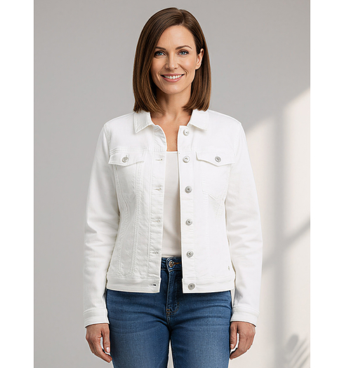 Dámská jarní bunda TIMEZONE Denim Jacket Bílá - Timezone - T1 90064.3338 00100 Denim Jacket