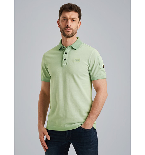 Pánská polokošile PME LEGEND Polo short sleeve cold dye pique 6258 - PME LEGEND - PPSS2504857 6258 Polo short sleeve cold dye pique