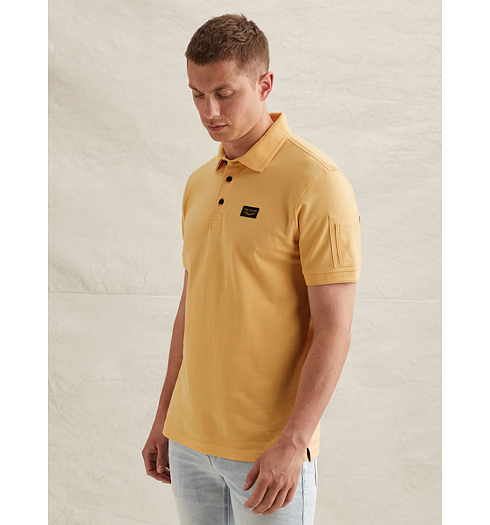 Pánská polokošile PME LEGEND Polo American Classic ss Žlutá - PME LEGEND - PPSS2604899 7137 Short sleeve polo American Classic