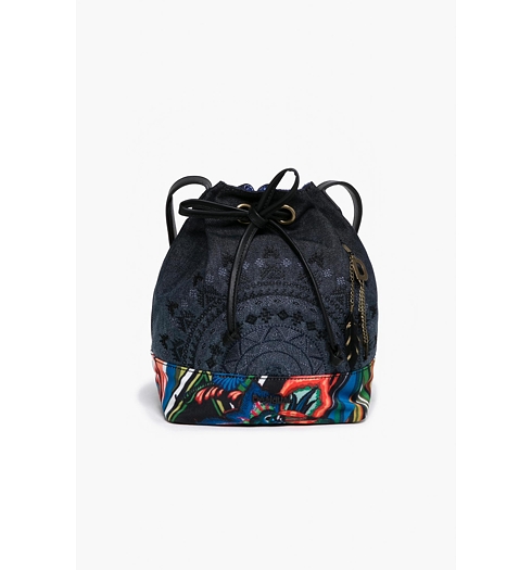 Dámská kabelka DESIGUAL LUGANO GIANNA 5006 JEANS - DESIGUAL - 67X50W6 5006 BOLS LUGANO GIANNA