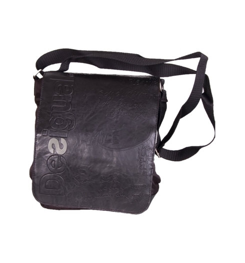 Dámská kabelka DESIGUAL 27X5605 2000 BOLS BAND MEDIANA BLACK 2000 - DESIGUAL - 27X5605 2000 BOLS BAND MEDIANA BLACK
