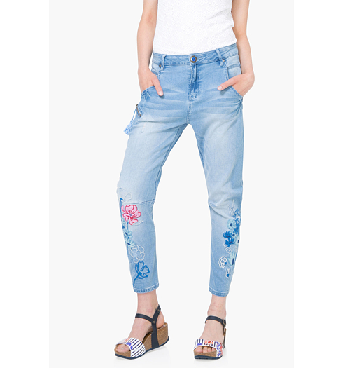 Dámské jeans DESIGUAL DENIM JEANS 5007 JEANS CLARO - DESIGUAL - 72D2JF3 5007 DENIM JEANS