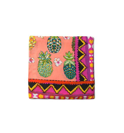 Dámský šátek DESIGUAL PINDAY 3214 BURNT CORAL - DESIGUAL - 18SAWW82 3214 FOULARD_PINDAY