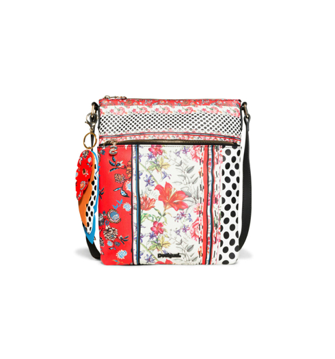 Dámská kabelka DESIGUAL TRIPATCH GHANA 3000 CARMIN - DESIGUAL - 18WAXPC5 3000 BOLS_TRIPATCH GHANA